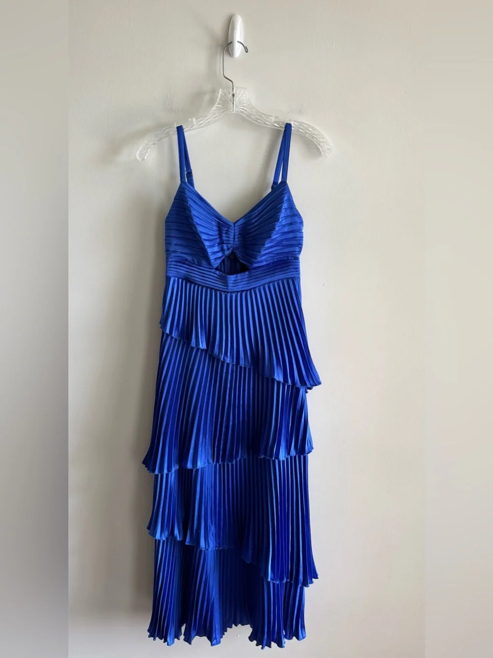 Abercrombie & Fitch Giselle Pleated Tiered Maxi Dress